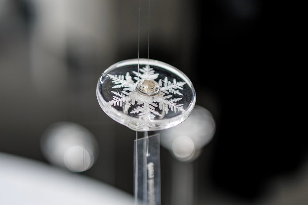 Image of "The purer ether shines" silver ring with rock crystal · PURIOR AETHER FULSIT ·