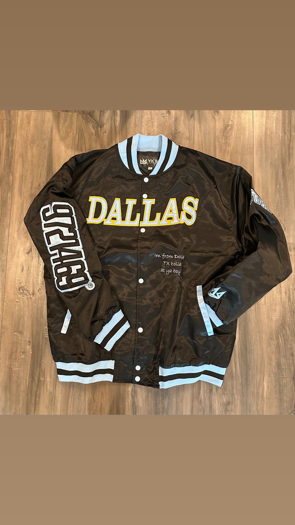 Image of Black / Gamma Dallas City Collab Jacket 