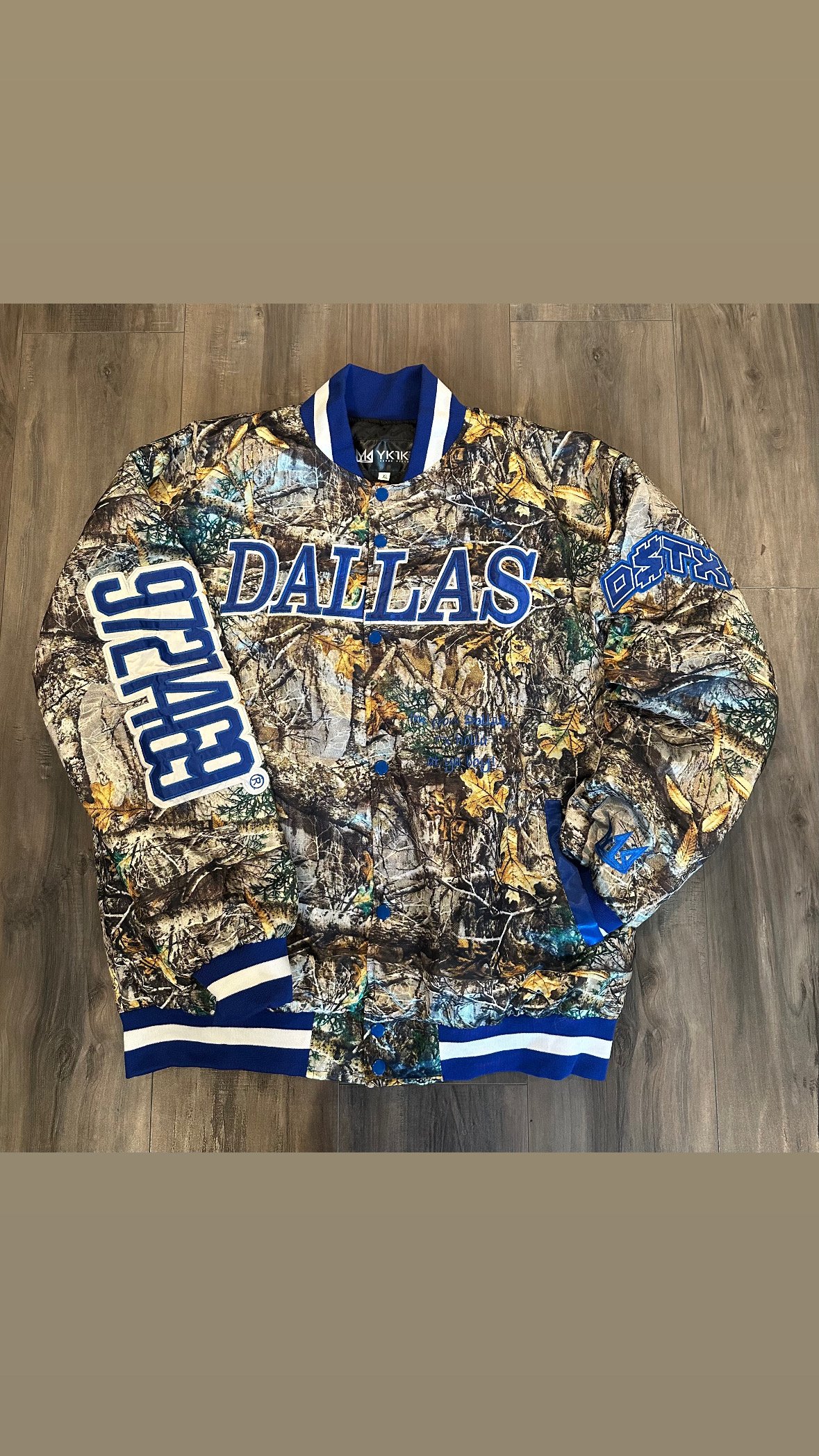 Image of Hunters Camo Dallas City Collab Jacket