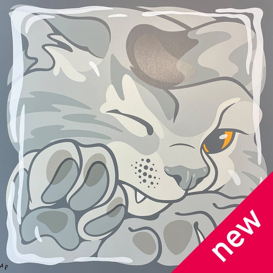 Image of "Bonsai Kitten - A.P." / screenprint