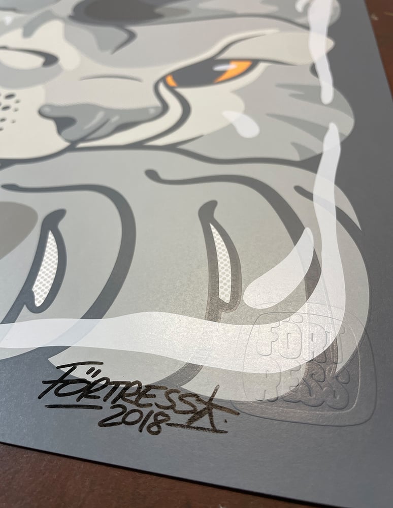 Image of "Bonsai Kitten - A.P." / screenprint