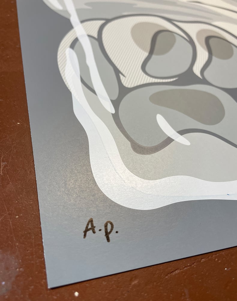 Image of "Bonsai Kitten - A.P." / screenprint