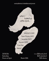 [TICKETS] when I looked up at the dark…