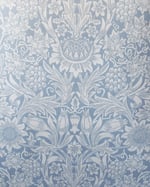 1980s Vintage Morris & Co Wallpaper Rolls - Sunflower Dusky Blue Traditional - (Set of 2 or 3 Rolls) thumbnail 4