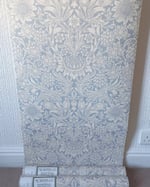1980s Vintage Morris & Co Wallpaper Rolls - Sunflower Dusky Blue Traditional - (Set of 2 or 3 Rolls) thumbnail 7