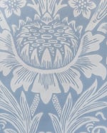 1980s Vintage Morris & Co Wallpaper Rolls - Sunflower Dusky Blue Traditional - (Set of 2 or 3 Rolls) thumbnail 10