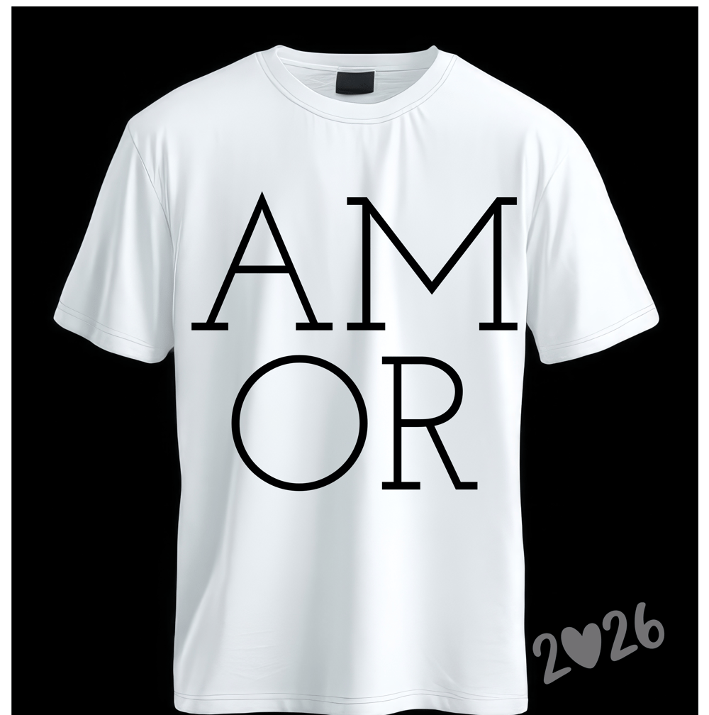 Image of AMOR STREET WEAR HEAVY TEE FOR MAN 