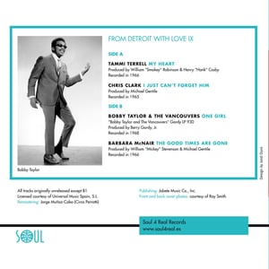 Image of From Detroit With Love IX-Tammi Terrell, Chris Clark, Bobby Taylor, Barbara McNair-Mailing 8th Jan