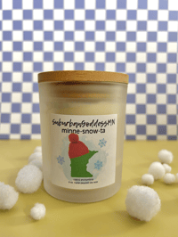 Image 1 of minne-snow-ta candle