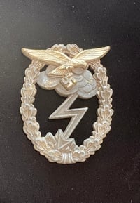 Image 1 of WW2 (Nazi Germany) Luftwaffe Ground Assault Badge - Authentic Issue (Discounted Piece)