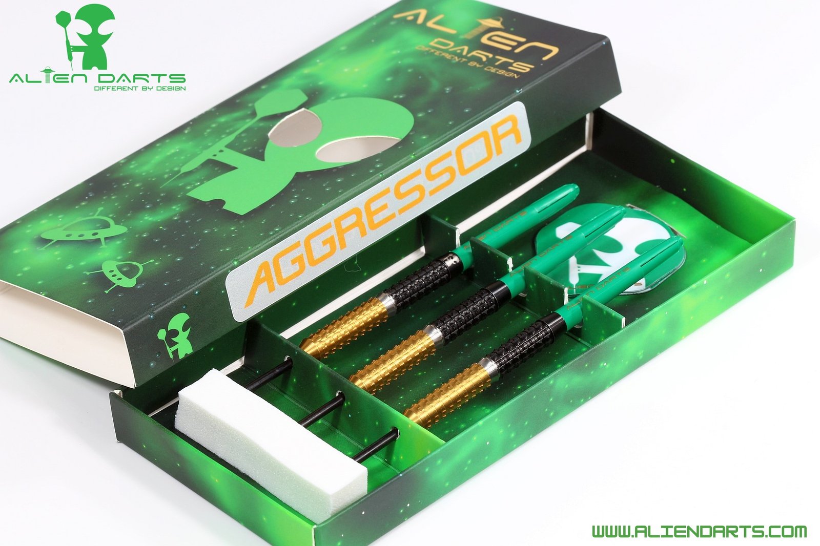 【レア】GACT DARTS(Darkside inhabitants) リング AGGRESSOR Darts 90% Tungsten 24g | Alien Darts