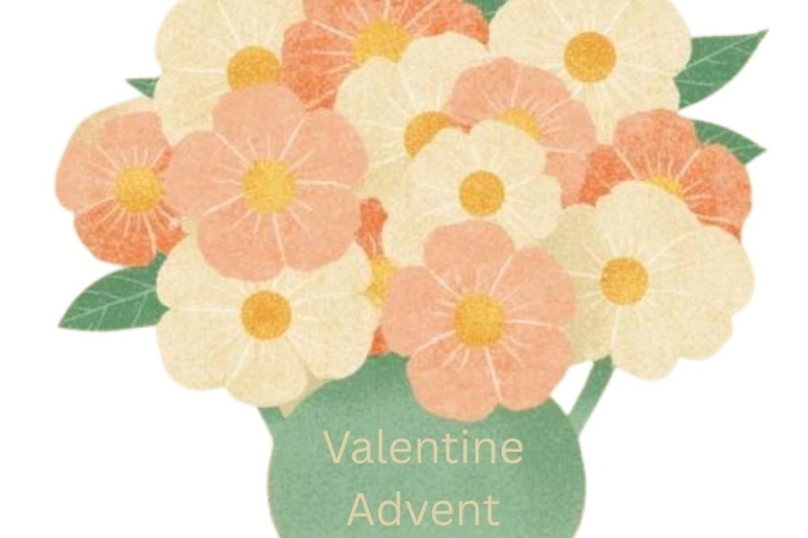 Image of PRE-ORDER 💘 2026 Valentine Advent Calendar 💘 Mixed Fibers