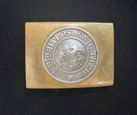 Image 1 of WW1 (Imperial German Empire) EM/NCO Belt Buckle - State of Württemberg