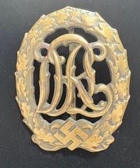 Image 1 of Inter-War/WWII (Nazi Germany) DRL Sports Badge in Bronze - Authentic Issue