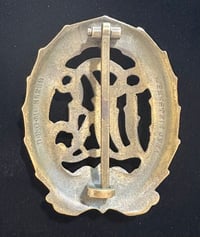 Image 2 of Inter-War/WWII (Nazi Germany) DRL Sports Badge in Bronze - Authentic Issue