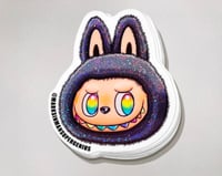 Image 3 of 8pc Luck, Rainbow, Pink, White, LaBowie, MF BUBU, and SpongeBubu Labubu Sticker Combo