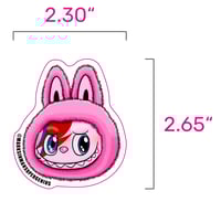 Image 13 of 8pc Luck, Rainbow, Pink, White, LaBowie, MF BUBU, and SpongeBubu Labubu Sticker Combo