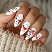 Image 1 of SNOOPY VALENTINE NAIL DECALS 