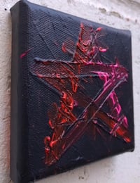 Image 2 of Sean Worrall - Ten:1158 (Starred...) - 27th Dec 2025 - 10x10cm, acrylic on canvas