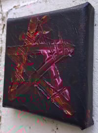 Image 3 of Sean Worrall - Ten:1158 (Starred...) - 27th Dec 2025 - 10x10cm, acrylic on canvas