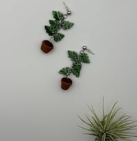 Image 1 of Climbing Monstera Earrings