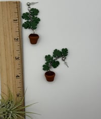 Image 11 of Climbing Monstera Earrings