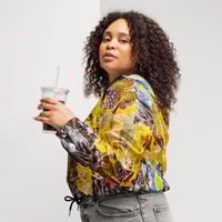 Image 8 of Yearning to Fly Yet Needing to Stay Grounded - Women’s Cropped Windbreaker