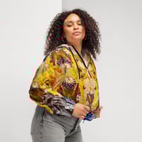 Image 9 of Yearning to Fly Yet Needing to Stay Grounded - Women’s Cropped Windbreaker