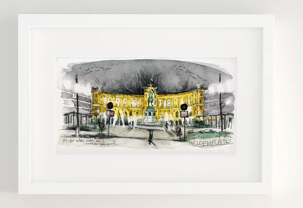 Image of Schatten über dem Heldenplatz // Wien