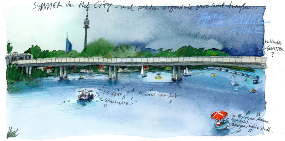 Image of Alte Donau Amore // Wien