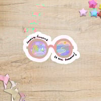 Image 2 of Looking Forward To The Summer Vinyl Sticker