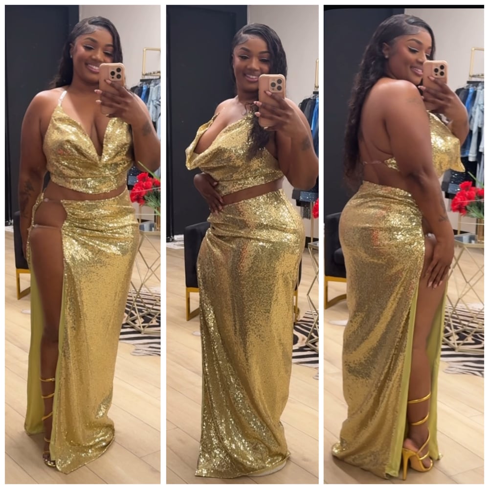 Image of 24k sequin set