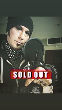 Image 1 of Virus Black/White Reversible Scarf