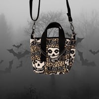 Punk Skull Canvas Mini Tote