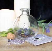 Image 1 of 10cm Glass Spell Jar With Recipe Booklet