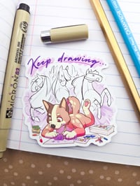 Keep Drawing! Bluey Sticker