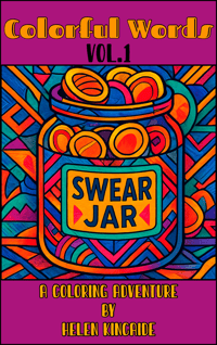 Image 1 of Colorful Words (Adult Coloring Book)