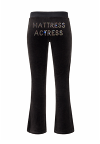 Image 2 of MATTRESS ACTRESS RHINESTONE VELOUR TRACK PANTS
