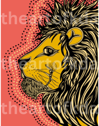 Print - "Lionhead"