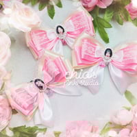 Image 3 of TWICE Member Photo Charm Lightstick Bow & Keychain 🎀💖