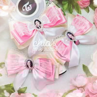 Image 2 of TWICE Member Photo Charm Lightstick Bow & Keychain 🎀💖