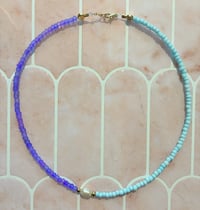 Two Toned Aqua & Blue