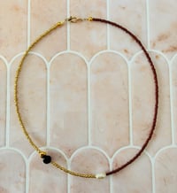 Two Toned Gold & Maroon