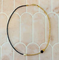 Two Toned Gold & Navy