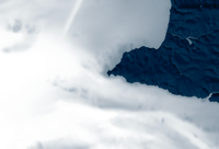 Image 2 of L'estuaire de la Loire (version bleu nuit) - format  30 x 40 cm