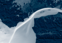 Image 3 of L'estuaire de la Loire (version bleu nuit) - format  30 x 40 cm