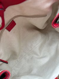 Image 17 of Gucci Sukey GG Canvas Red Leather Top Handle Shoulder Bag