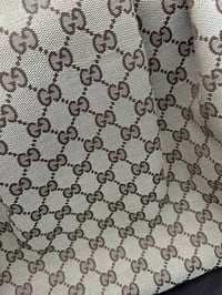 Image 3 of Gucci Sukey GG Canvas Red Leather Top Handle Shoulder Bag