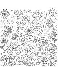 Image 2 of Wings of Color Digital Coloring Book