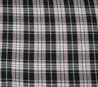  Pink and Dark Grey/ Black Tartan